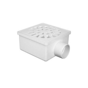Ralo sifonado cuadrado para baño Plastilit