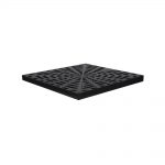 Tapa para caja colectora de agua pluvial calada 23x23 cm Metasul
