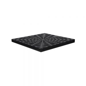Tapa de caja coelctora de agua pluvial 23x23cm calada Metasul