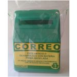 Buzón plástico para cartas verde nacional