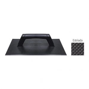 Fratacho negro estriado 17 x 30 Metasul