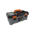 Caja para herramientas tatica broche plástico Gris Metasul