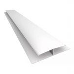 Enmienda H flexible PVC blanco nieve 6 mts Plastilit