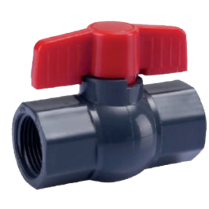 Llave de paso plastica hembra-hembra c/rosca 1.1/4"