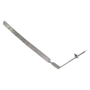 Asta metalica para soporte de pvc canaleta pluvial