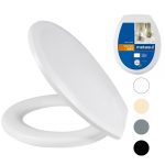 Asiento para inodoro soft blanco, gris, negro o beige Metasul