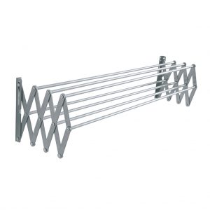 Tendedero extensible de aluminio 100x45x18cm 7 mts de ropa