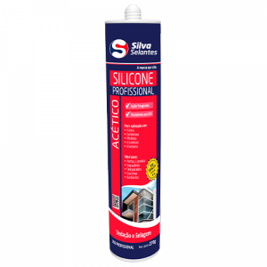 Silicona acetica 270gr color Negro