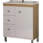 Mueble de piso + bacha modelo eliza