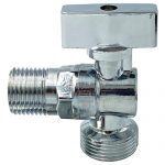 Llave de paso para lavarropa 1/2" x 3/4"