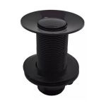 Válvula Tip Top plastica negra 7/8" Luconi
